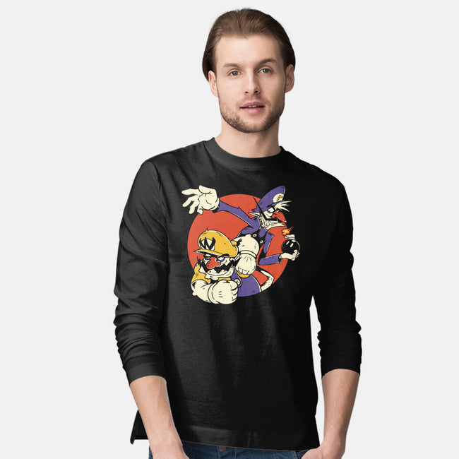 Super Bros-Mens-Long Sleeved-Tee-D_McCurdy_Art