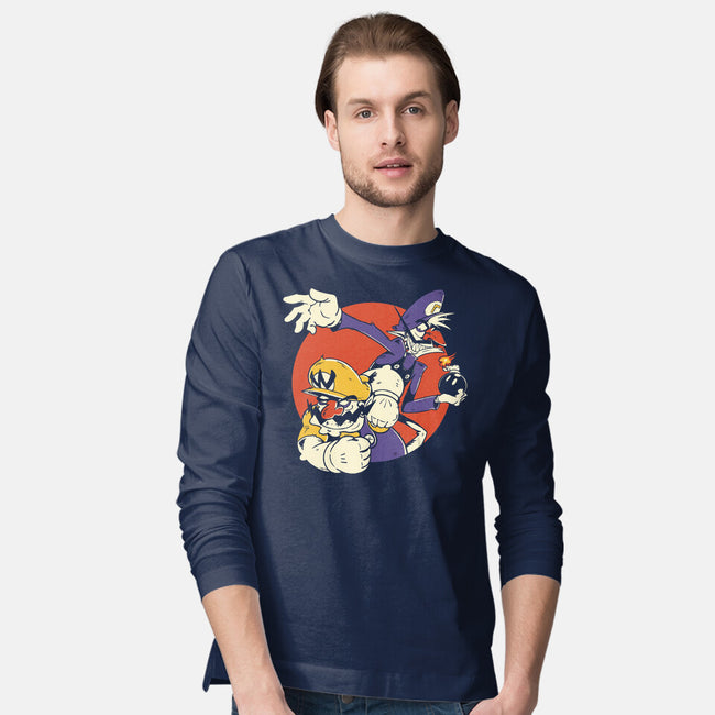 Super Bros-Mens-Long Sleeved-Tee-D_McCurdy_Art