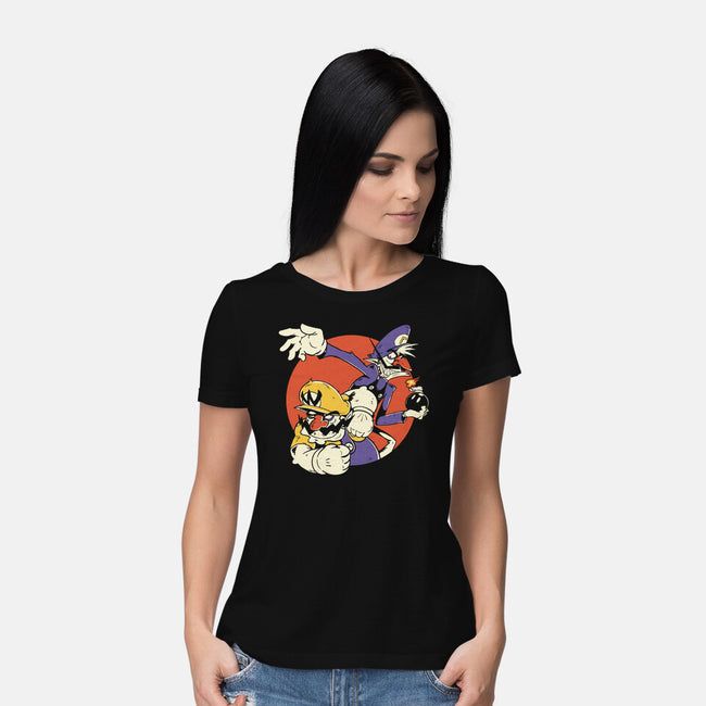 Super Bros-Womens-Basic-Tee-D_McCurdy_Art