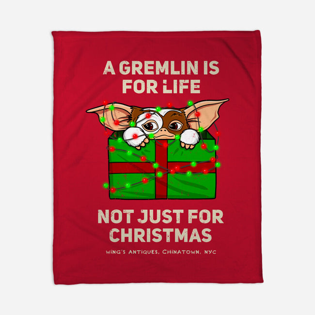 A Gremlin Is For Life-None-Fleece-Blanket-drbutler