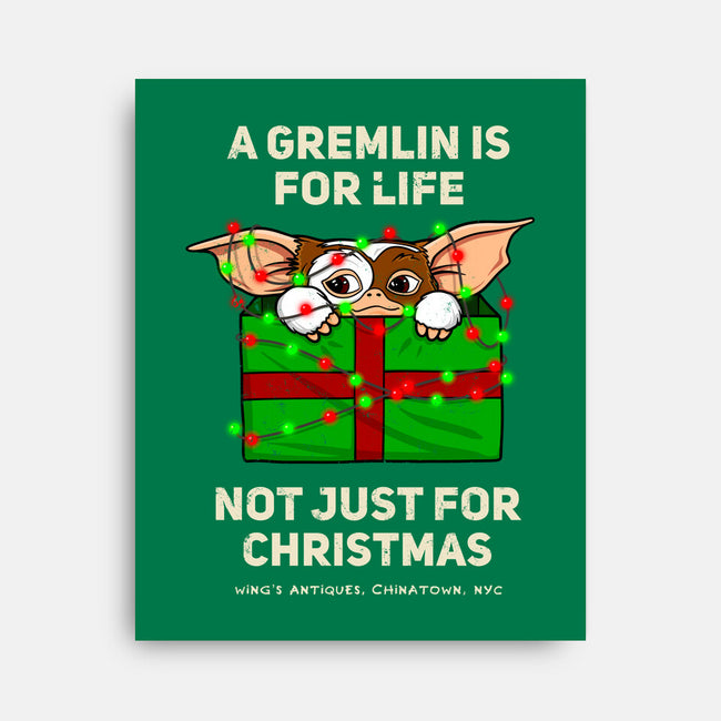 A Gremlin Is For Life-None-Stretched-Canvas-drbutler