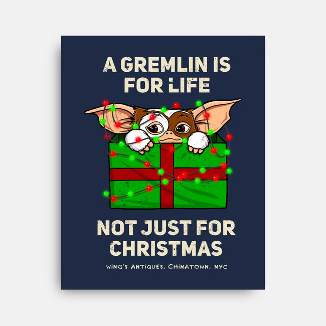 A Gremlin Is For Life-None-Stretched-Canvas-drbutler