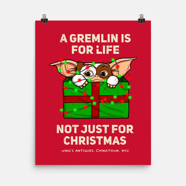 A Gremlin Is For Life-None-Matte-Poster-drbutler