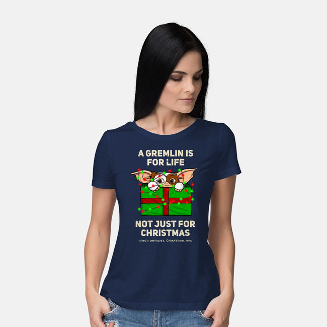 A Gremlin Is For Life-Womens-Basic-Tee-drbutler