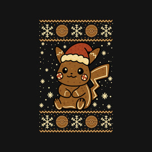Gingerbread Pikachu Ugly Sweater