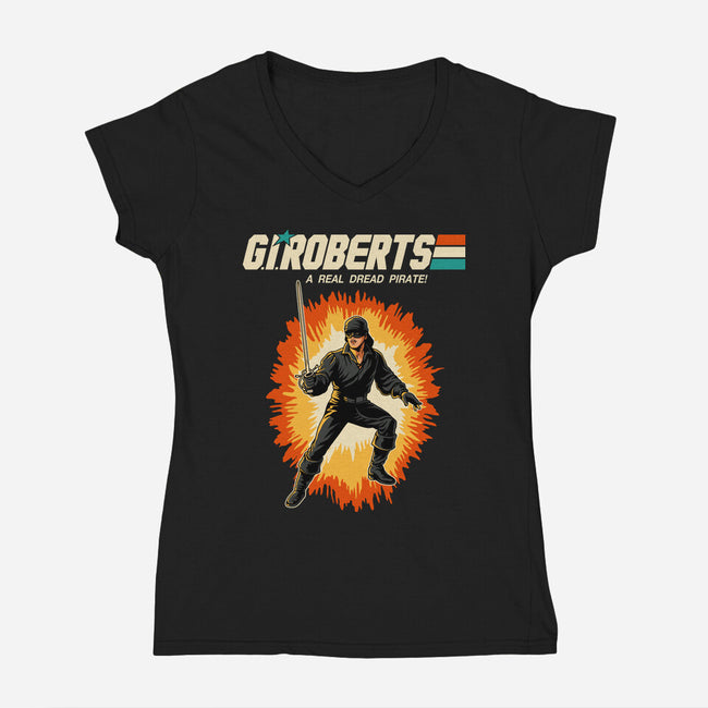 A Real Dread Pirate-Womens-V-Neck-Tee-retrodivision