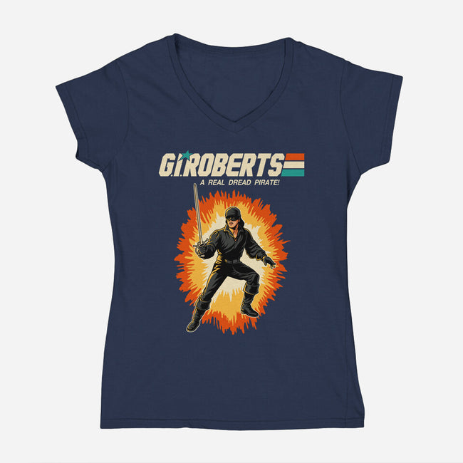 A Real Dread Pirate-Womens-V-Neck-Tee-retrodivision