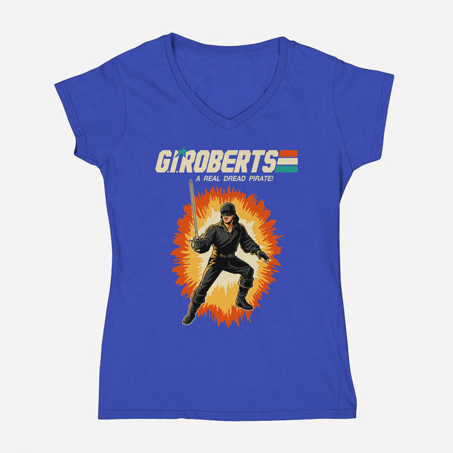 A Real Dread Pirate-Womens-V-Neck-Tee-retrodivision