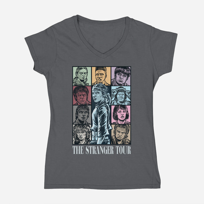 The Stranger Tour-Womens-V-Neck-Tee-zascanauta