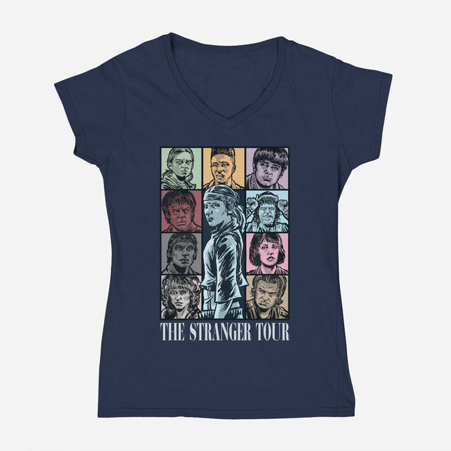 The Stranger Tour-Womens-V-Neck-Tee-zascanauta