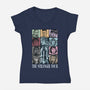 The Stranger Tour-Womens-V-Neck-Tee-zascanauta