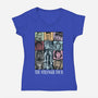 The Stranger Tour-Womens-V-Neck-Tee-zascanauta