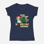 It Was Wobbling Anyway-Womens-V-Neck-Tee-Boggs Nicolas