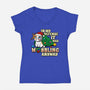 It Was Wobbling Anyway-Womens-V-Neck-Tee-Boggs Nicolas