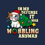 It Was Wobbling Anyway-Womens-V-Neck-Tee-Boggs Nicolas
