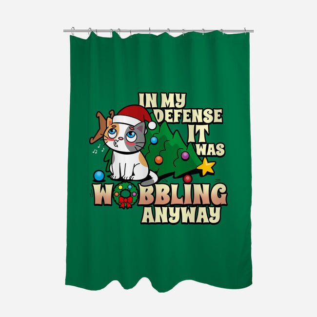 It Was Wobbling Anyway-None-Polyester-Shower Curtain-Boggs Nicolas