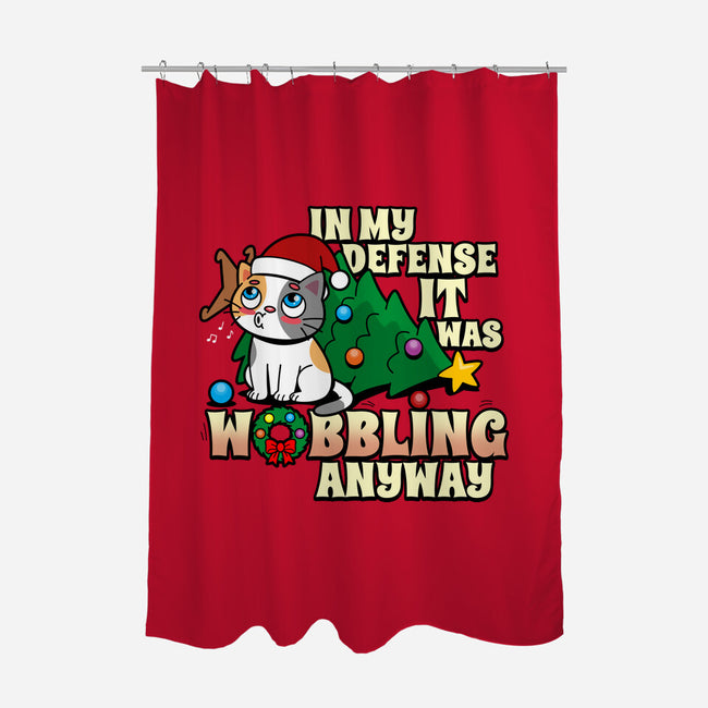 It Was Wobbling Anyway-None-Polyester-Shower Curtain-Boggs Nicolas