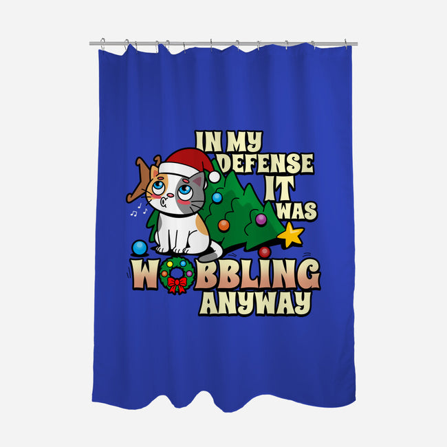 It Was Wobbling Anyway-None-Polyester-Shower Curtain-Boggs Nicolas