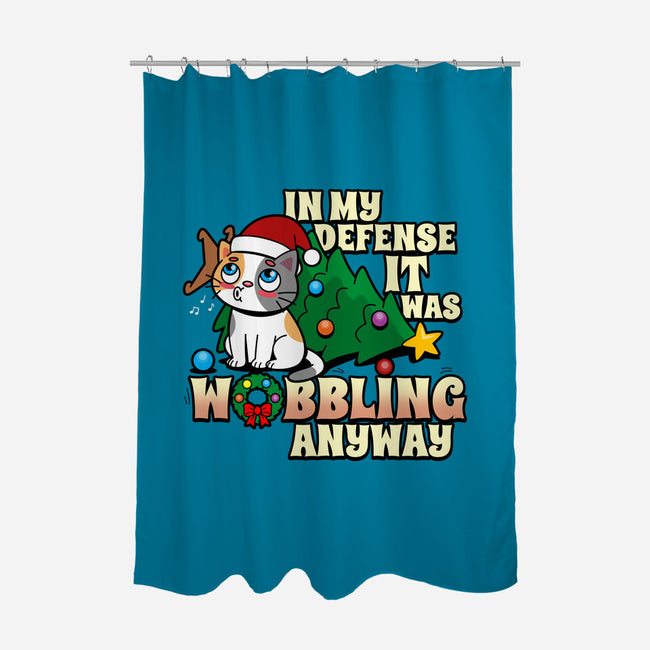 It Was Wobbling Anyway-None-Polyester-Shower Curtain-Boggs Nicolas