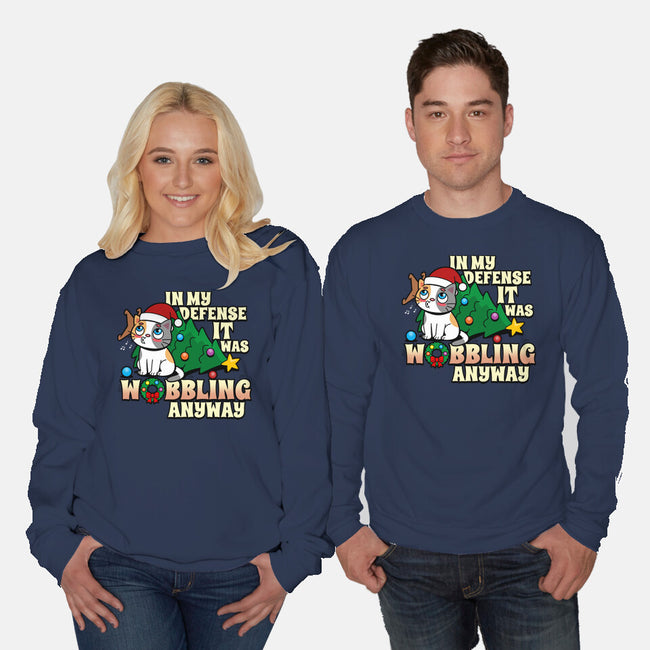 It Was Wobbling Anyway-Unisex-Crew Neck-Sweatshirt-Boggs Nicolas
