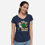 It Was Wobbling Anyway-Womens-V-Neck-Tee-Boggs Nicolas