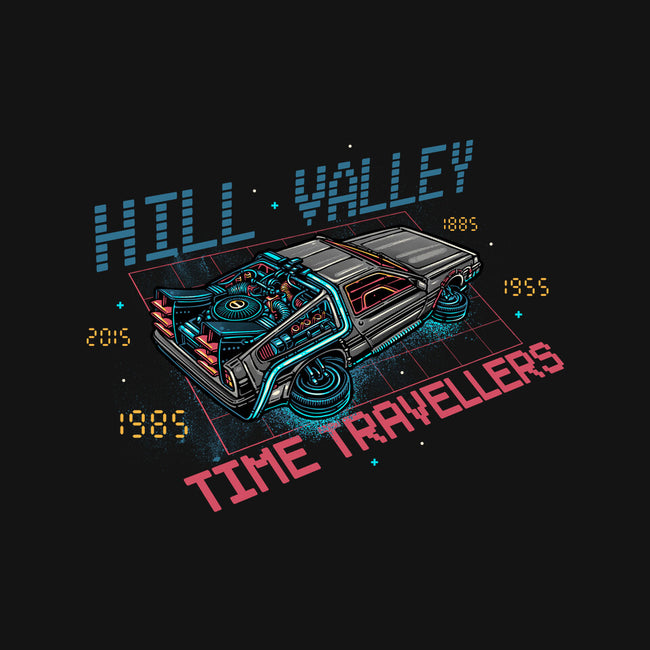 Hill Valley Travellers-Youth-Crew Neck-Sweatshirt-glitchygorilla