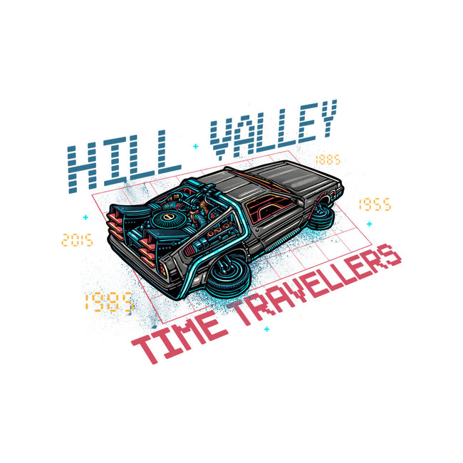 Hill Valley Travellers-Youth-Pullover-Sweatshirt-glitchygorilla