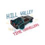 Hill Valley Travellers-Unisex-Crew Neck-Sweatshirt-glitchygorilla