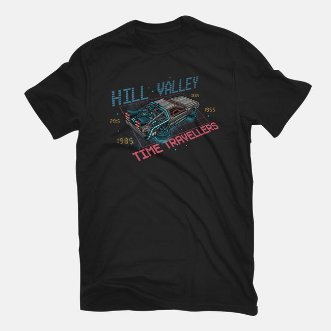 Hill Valley Travellers-Mens-Heavyweight-Tee-glitchygorilla
