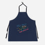 Hill Valley Travellers-Unisex-Kitchen-Apron-glitchygorilla