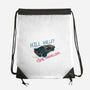 Hill Valley Travellers-None-Drawstring-Bag-glitchygorilla