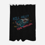 Hill Valley Travellers-None-Polyester-Shower Curtain-glitchygorilla