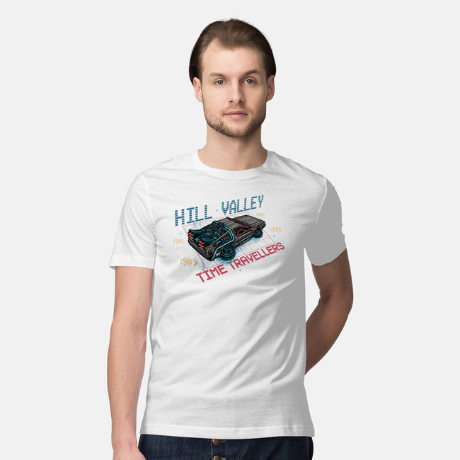 Hill Valley Travellers-Mens-Premium-Tee-glitchygorilla