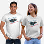 Hill Valley Travellers-Unisex-Basic-Tee-glitchygorilla