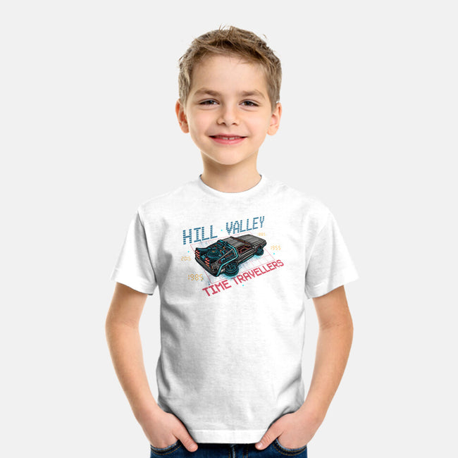 Hill Valley Travellers-Youth-Basic-Tee-glitchygorilla