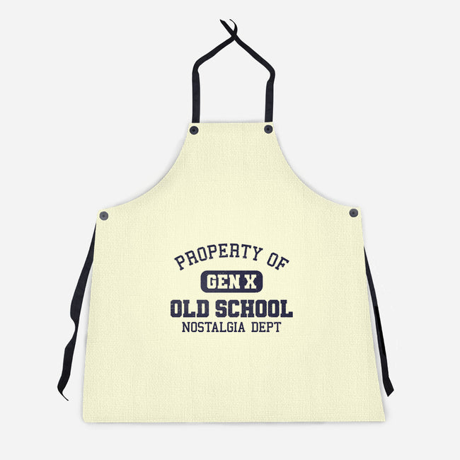 Old School Nostalgia Department-Unisex-Kitchen-Apron-kg07