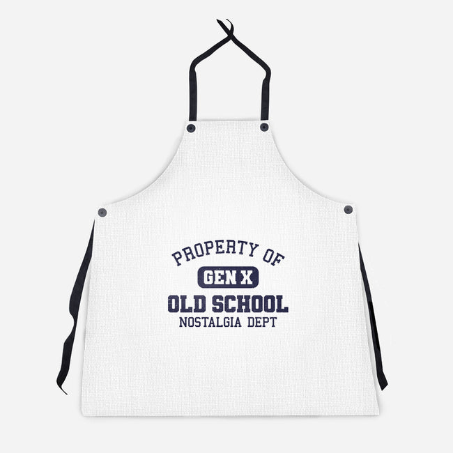 Old School Nostalgia Department-Unisex-Kitchen-Apron-kg07