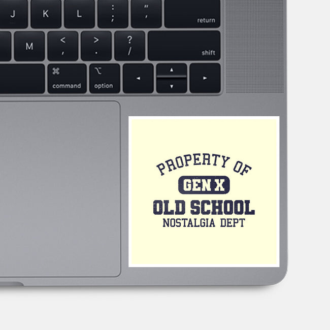 Old School Nostalgia Department-None-Glossy-Sticker-kg07