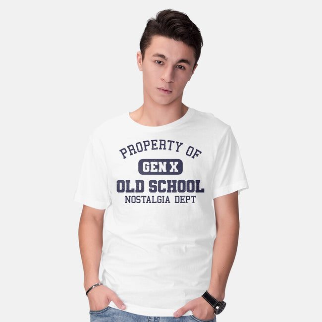 Old School Nostalgia Department-Mens-Basic-Tee-kg07