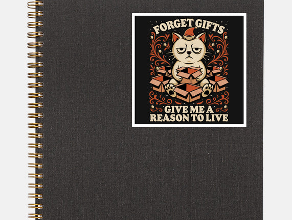 Sad Cat Gift Christmas