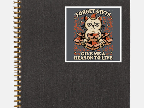 Sad Cat Gift Christmas