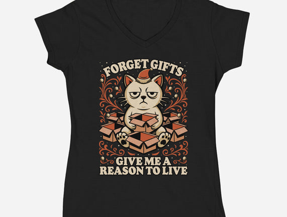 Sad Cat Gift Christmas