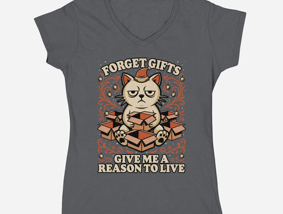 Sad Cat Gift Christmas