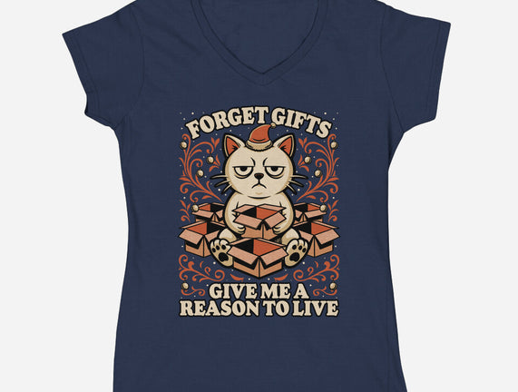 Sad Cat Gift Christmas