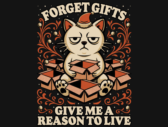 Sad Cat Gift Christmas