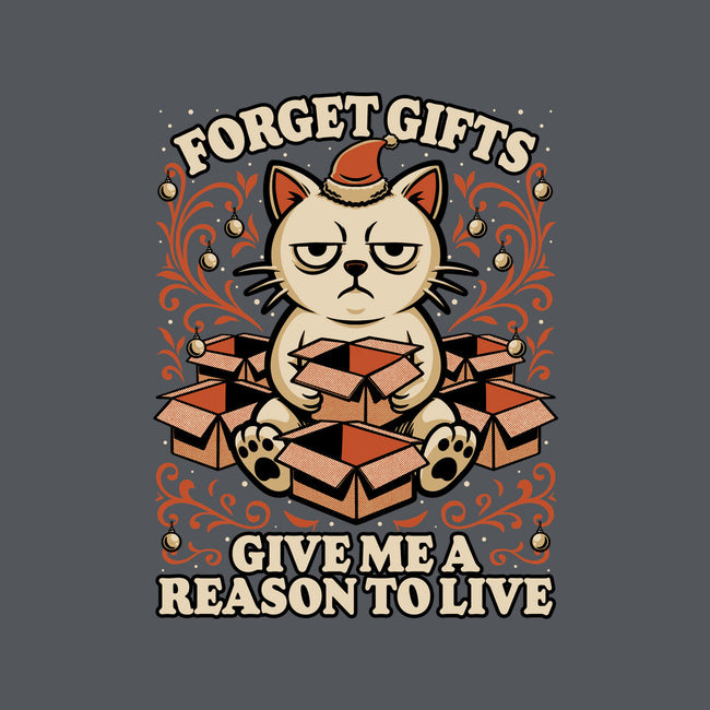 Sad Cat Gift Christmas-None-Matte-Poster-Studio Mootant