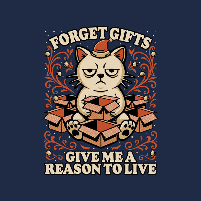 Sad Cat Gift Christmas-None-Stretched-Canvas-Studio Mootant