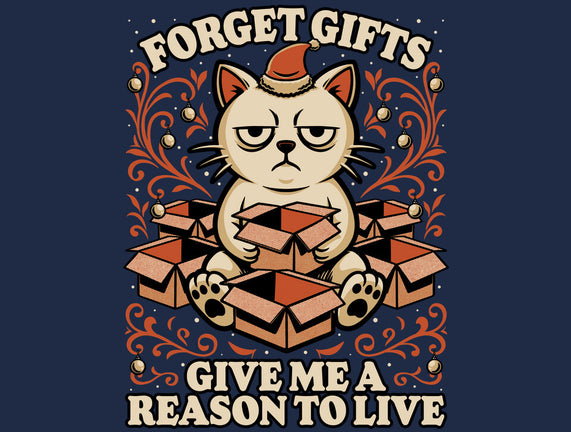 Sad Cat Gift Christmas