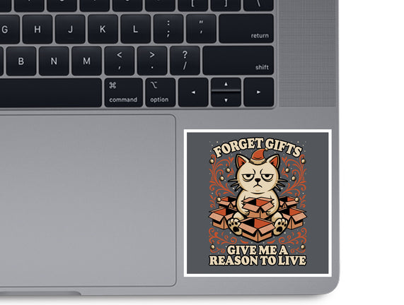 Sad Cat Gift Christmas