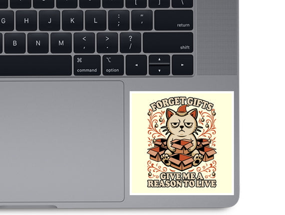 Sad Cat Gift Christmas